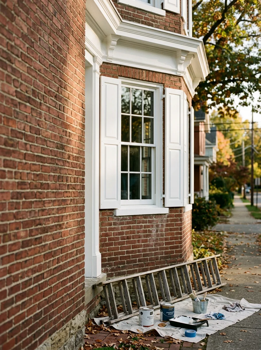 Professional tradesperson performing work on Washington residential home.